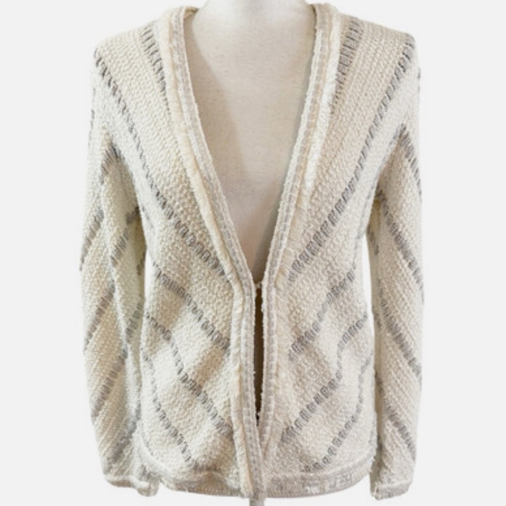 NIC+ZOE Ivory Knit Sweater